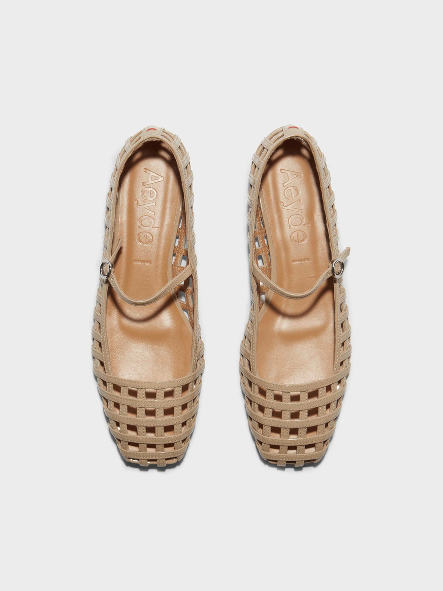 Uma Caged Mary-Jane Flats