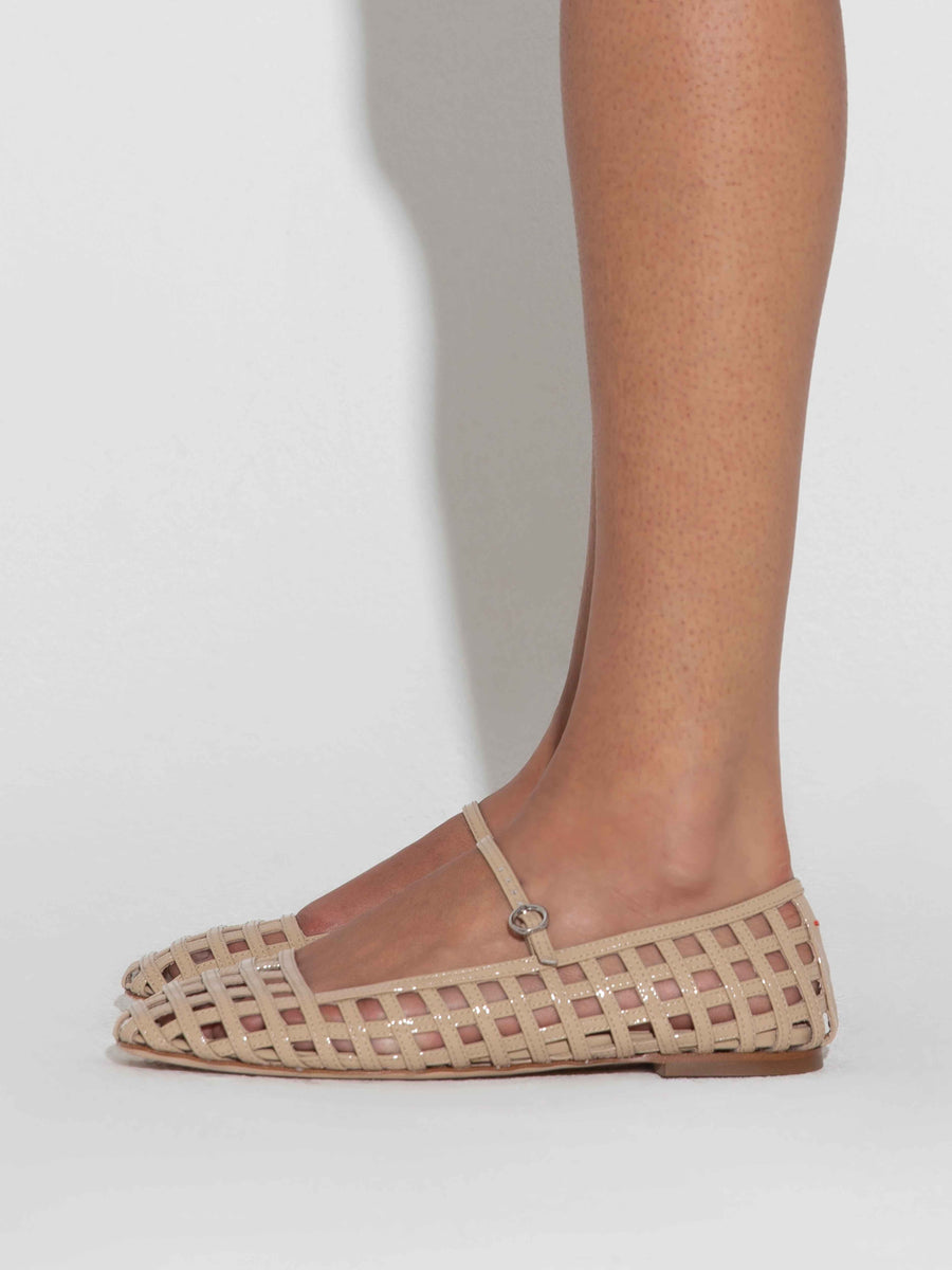 Uma Caged Mary-Jane Flats