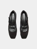 Uma Satin Toe-Cap Mary-Jane Flats - Image 5