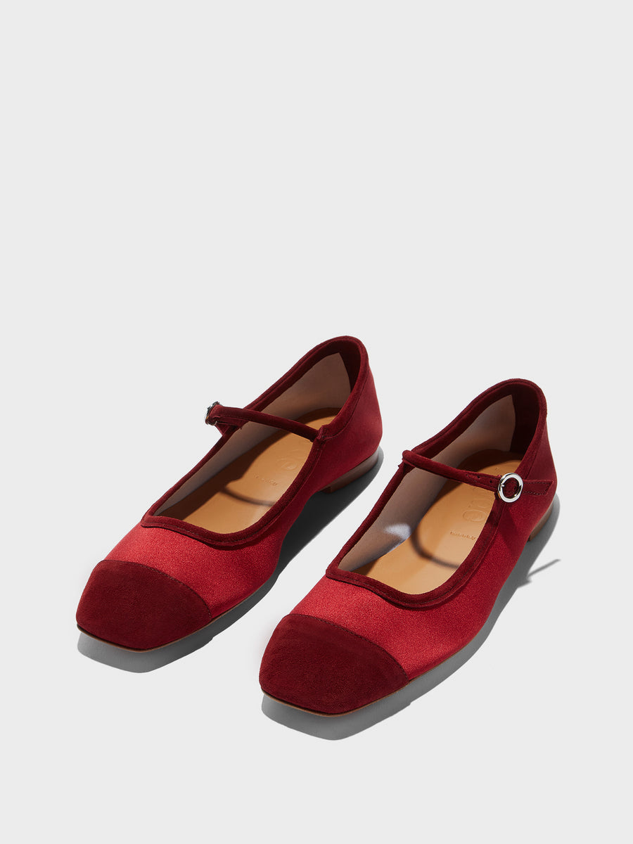 Uma Cap Satin Mary-Janes