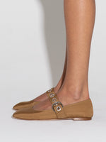 Uma Eyelet Grosgrain Mary-Janes Flats - Image 6