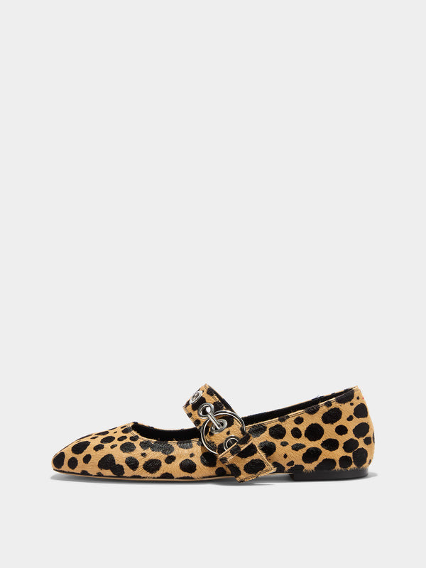 Uma Leopard Mary-Janes