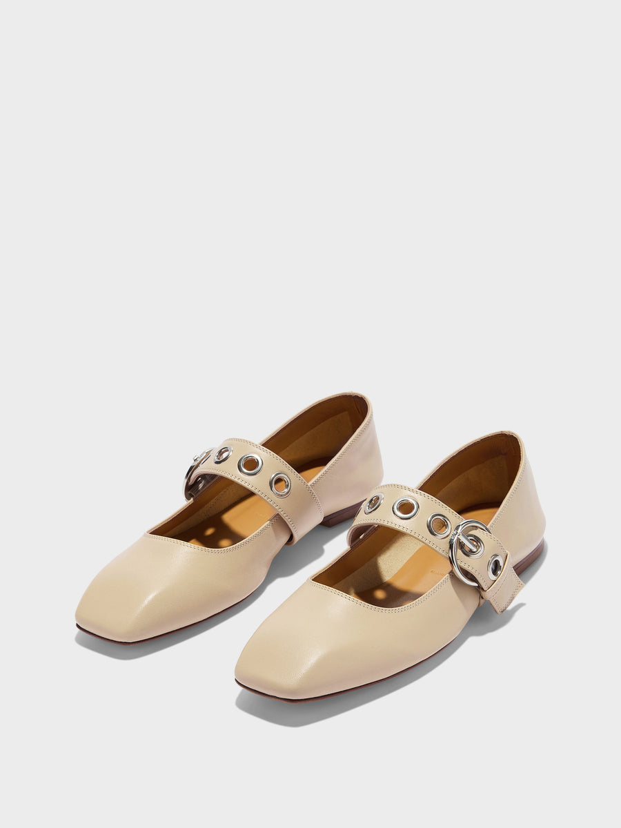 Uma Eyelet Mary-Janes