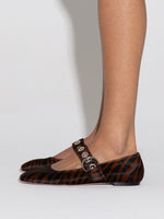 Uma Eyelet Ponyhair Mary-Janes - Image 6