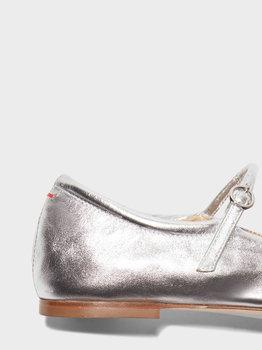 Uma Leather Mary-Jane Flats