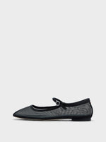 Uma Mesh Mary-Jane Flats - Image 1