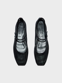 Uma Mesh Mary-Jane Flats