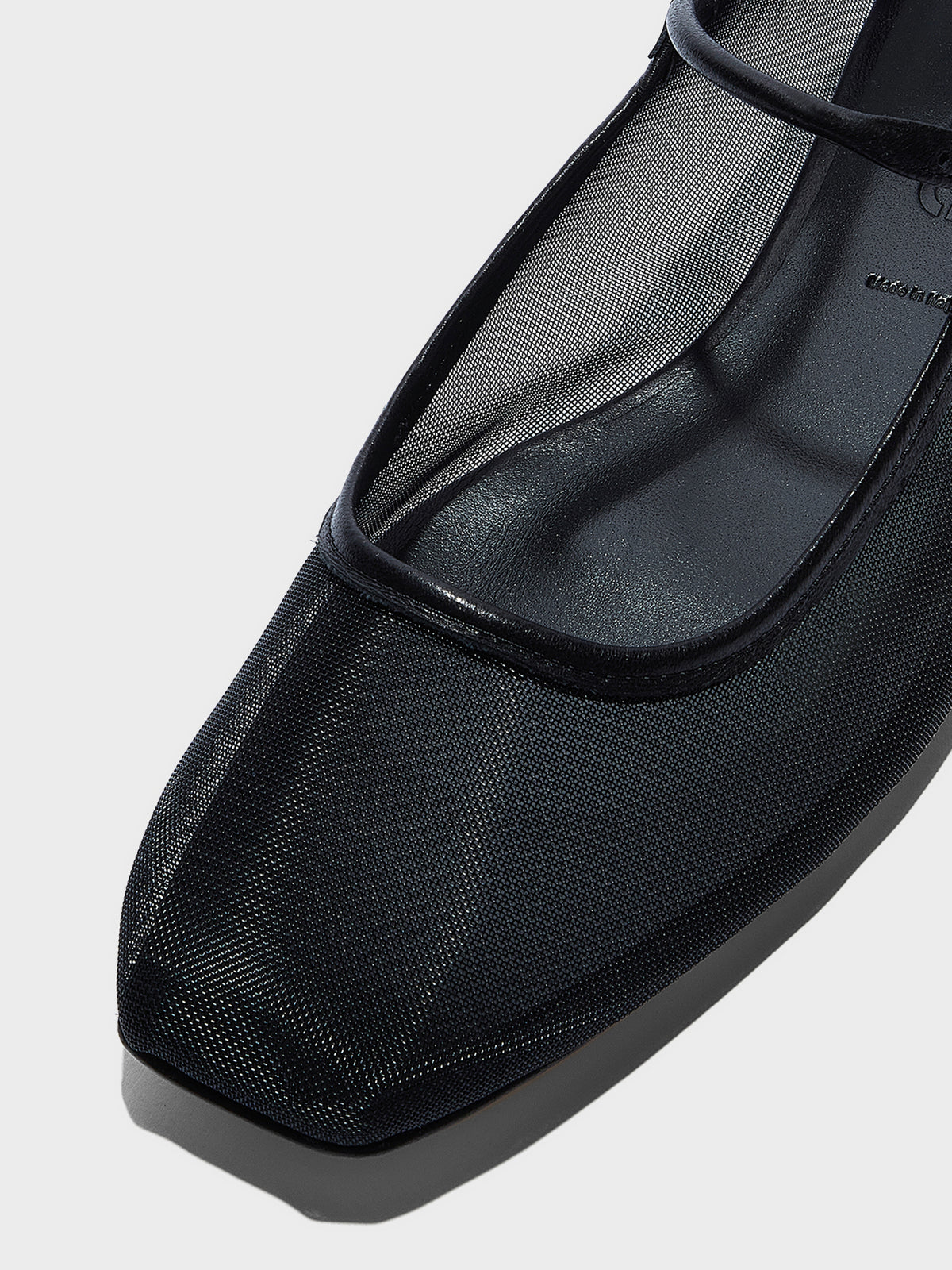 Uma Mesh Mary-Jane Flats