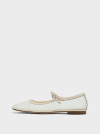 Uma Mesh Mary-Jane Flats