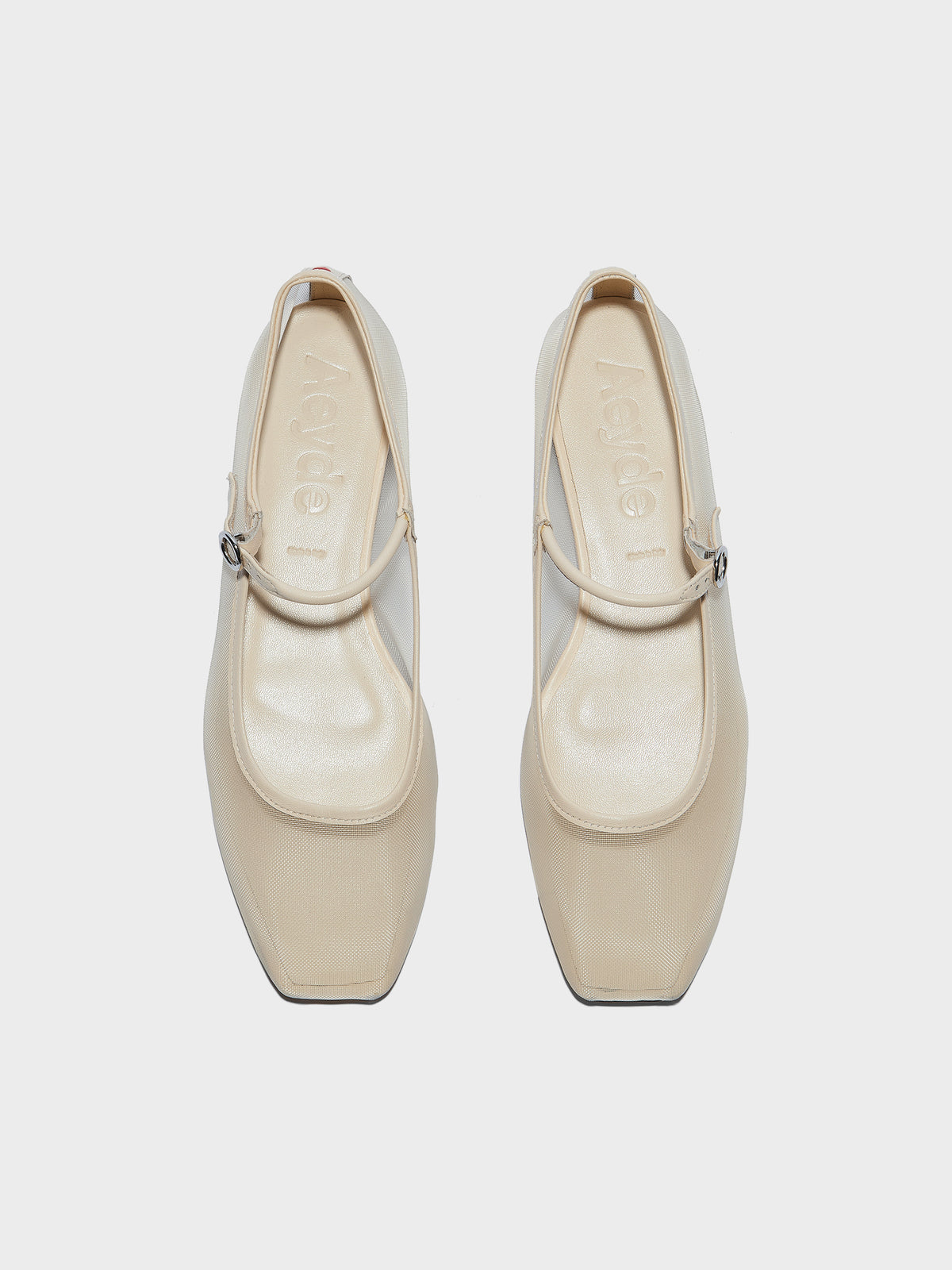 Uma Mesh Mary-Jane Flats
