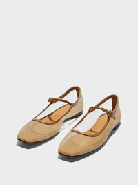 Uma Mesh Mary-Jane Flats