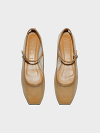 Uma Mesh Mary-Jane Flats