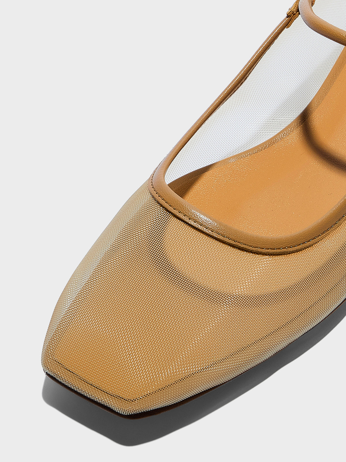 Uma Mesh Mary-Jane Flats