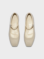 Uma Mini Studs Leather Flats - Image 5