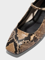 Uma Snake Print Mary-Janes - Image 4