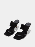 Varvara Suede Stiletto Sandals - Image 2