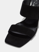 Varvara Suede Stiletto Sandals - Image 3