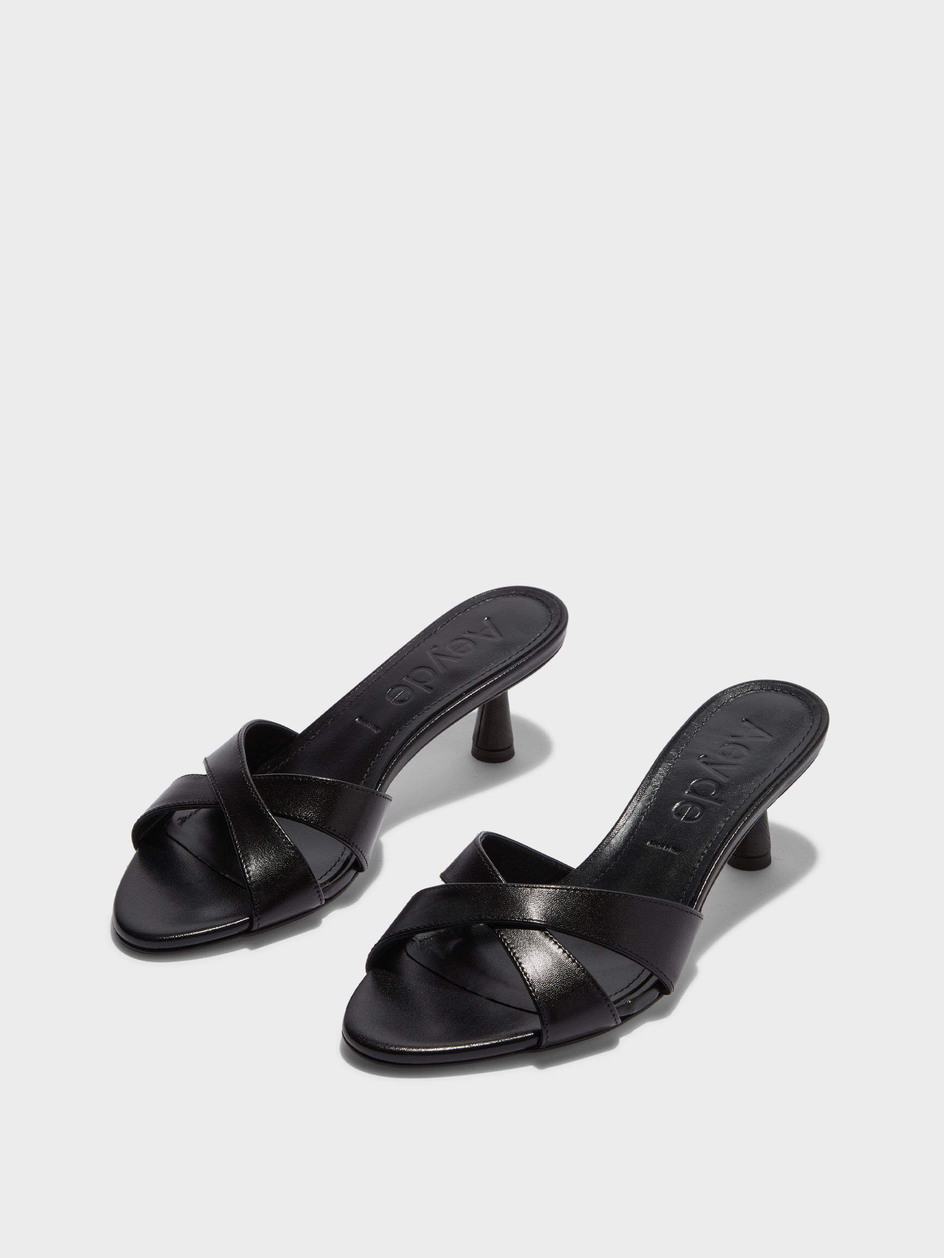 Vero Leather Mules - Image 2