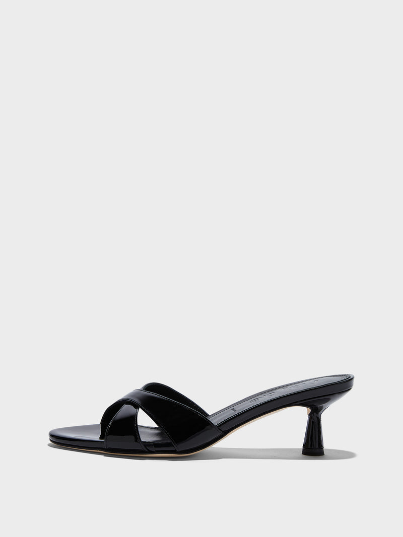 Vero Patent Leather Mules