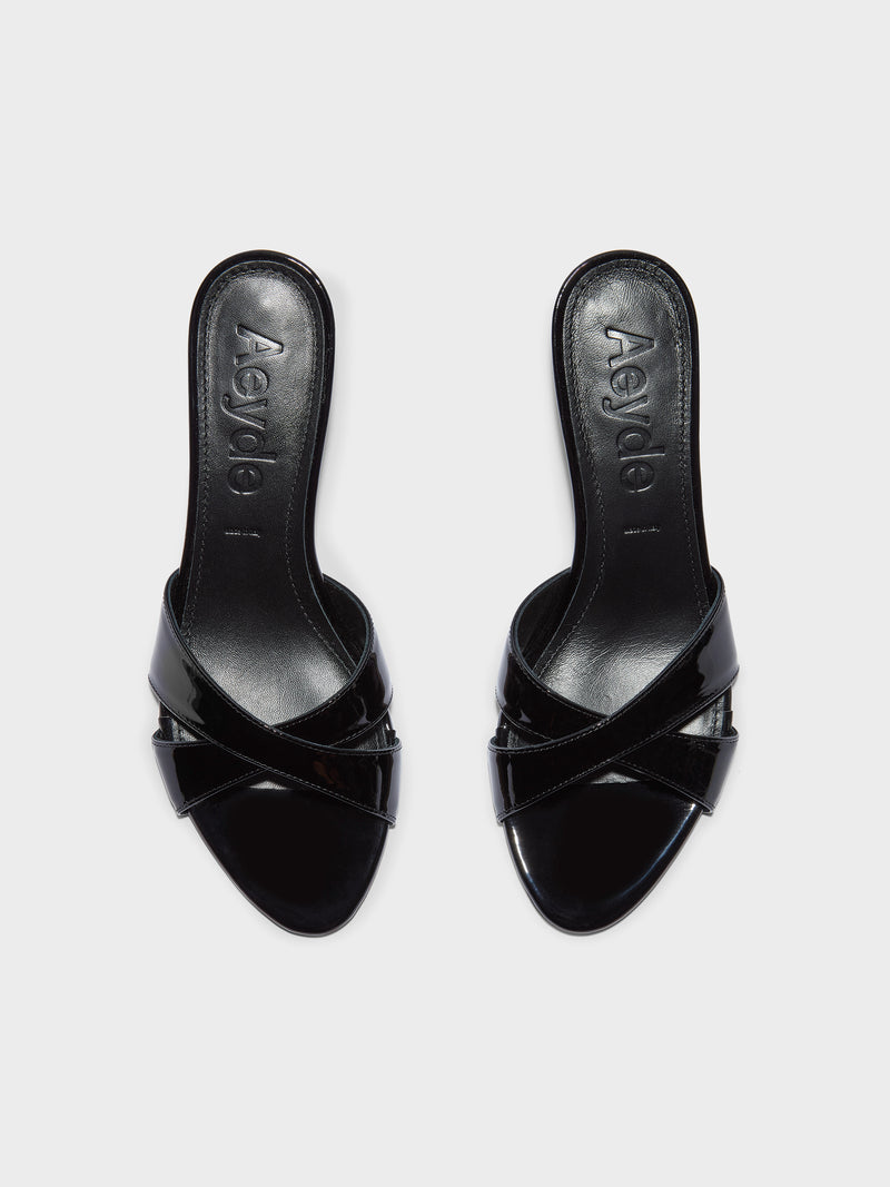 Vero Patent Leather Mules