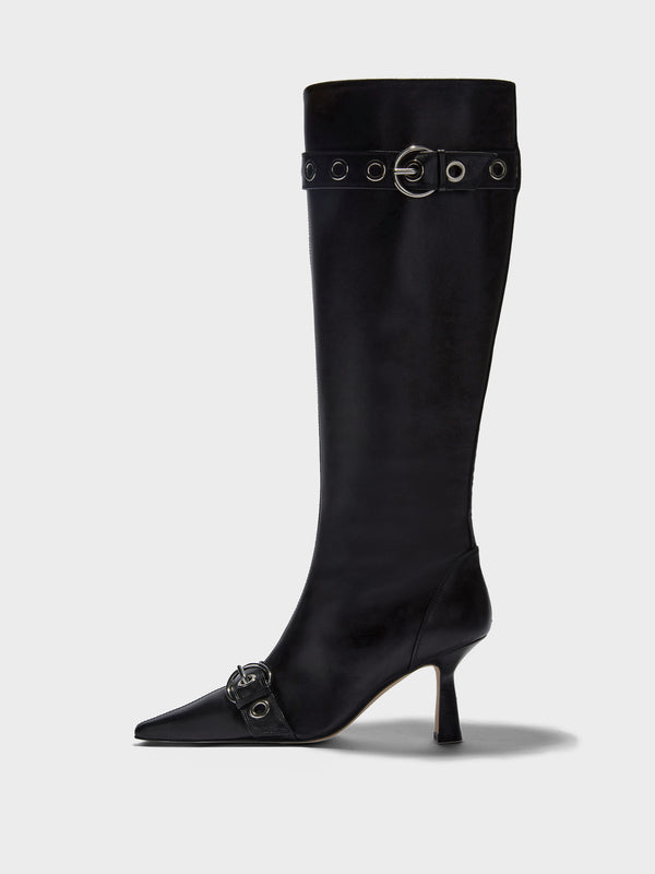 Vivian Eyelet High Boots