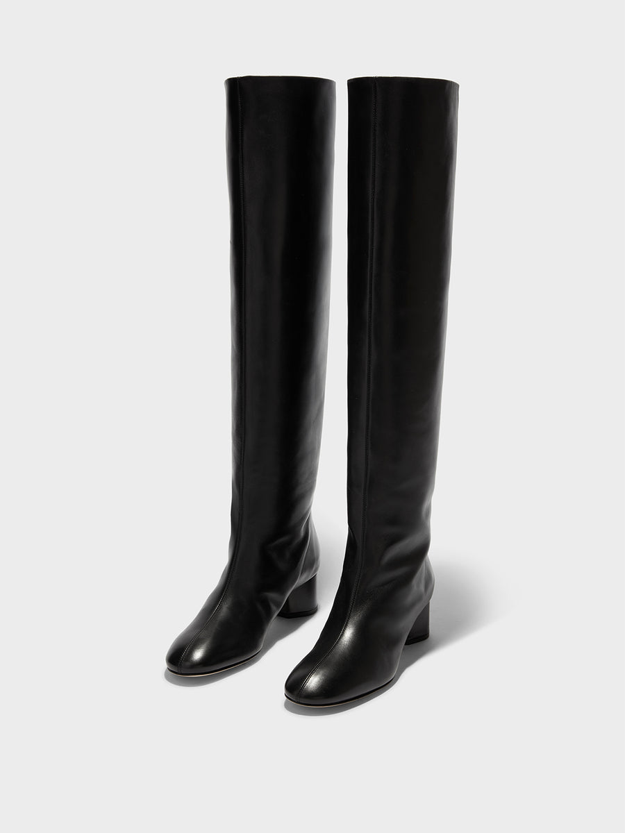 Willa Leather Over-Knee Boots