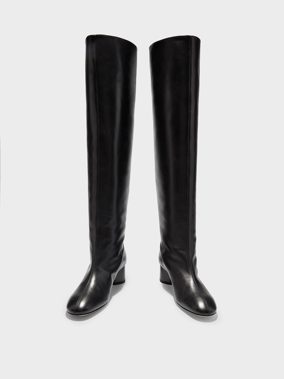 Willa Leather Over-Knee Boots - Image 5