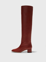 Willa Leather Over-Knee Boots - Image 1