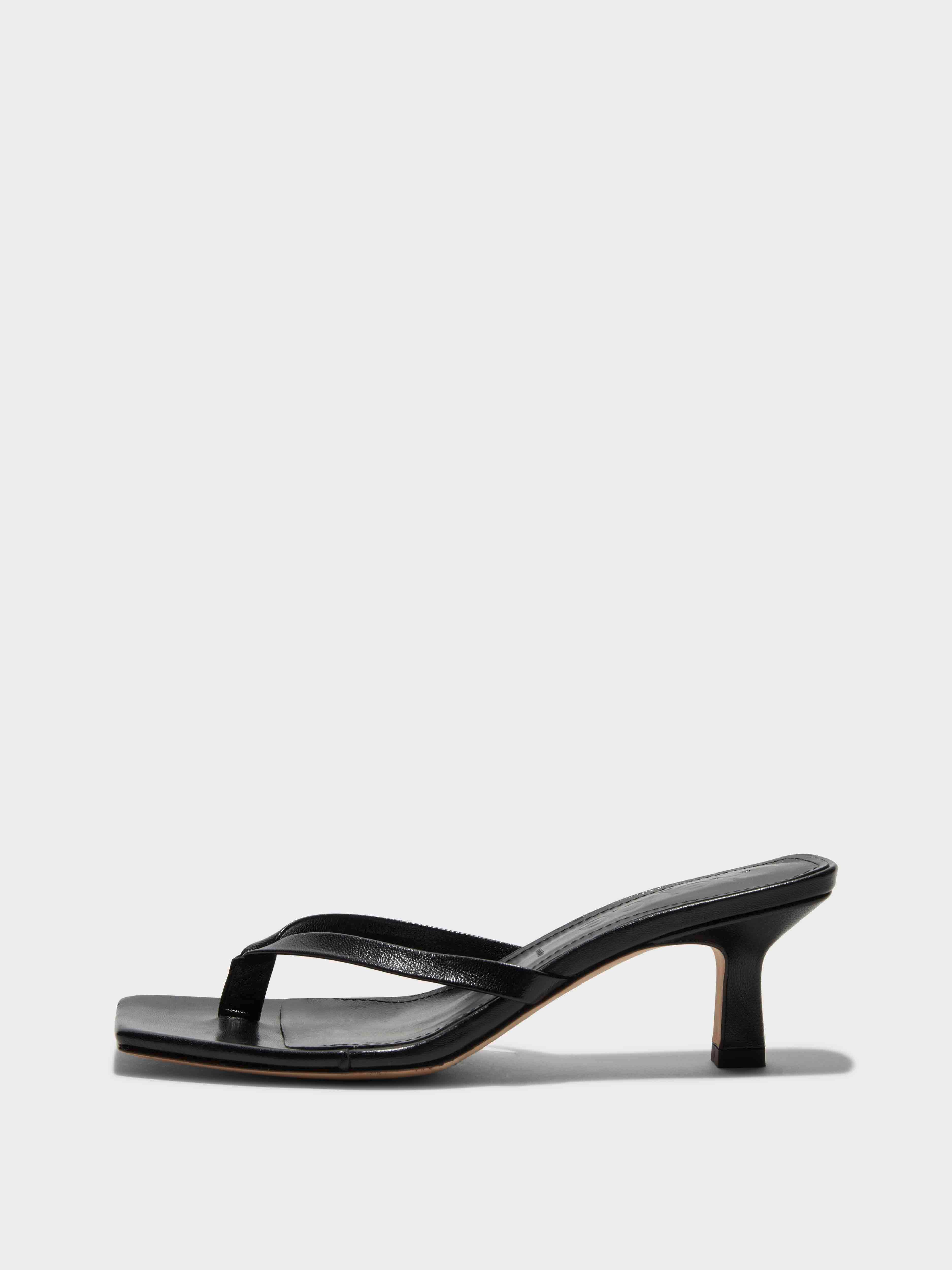 Wilma Leather Thong Sandals - Image 1