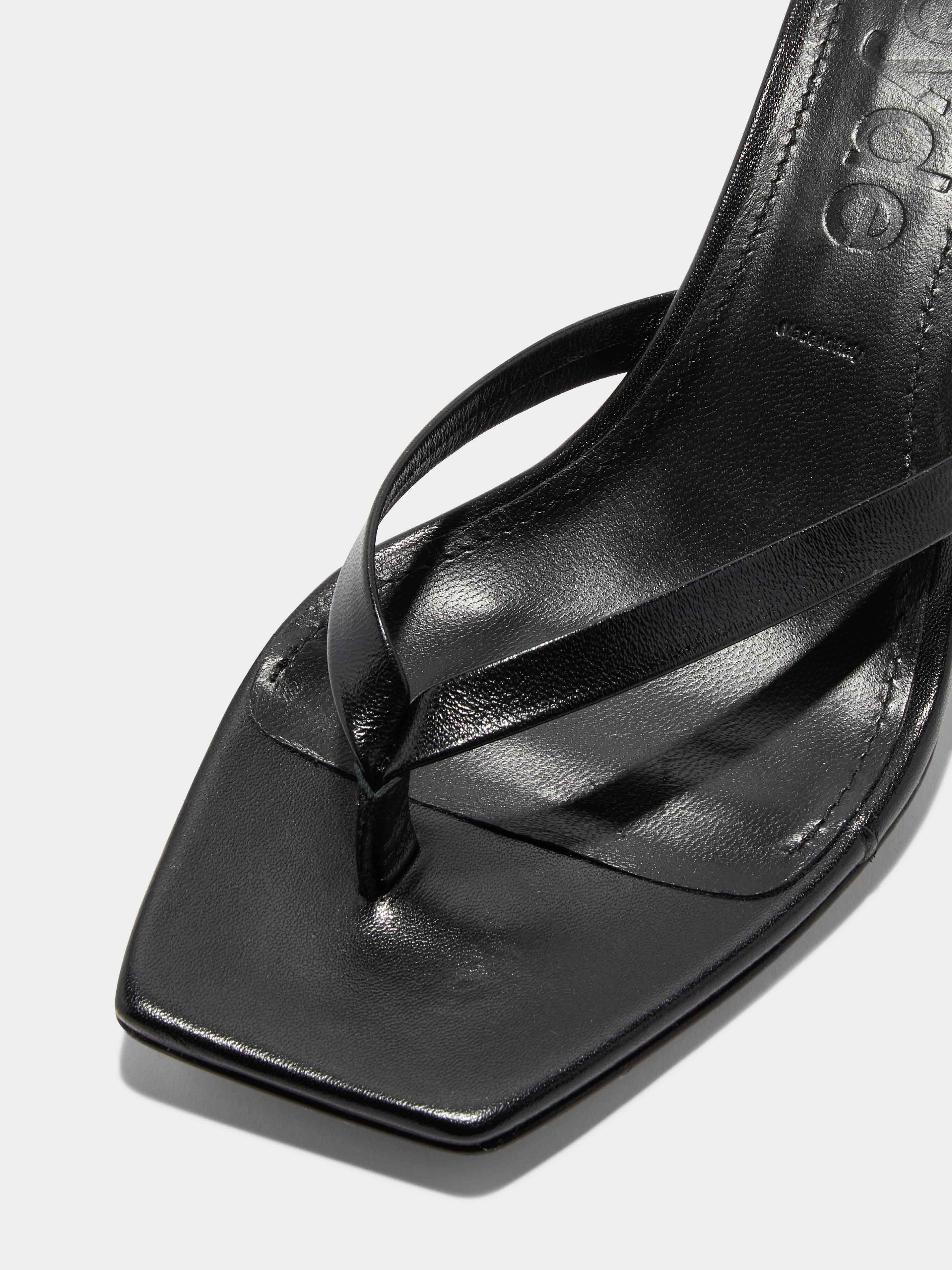 Wilma Leather Thong Sandals - Image 4