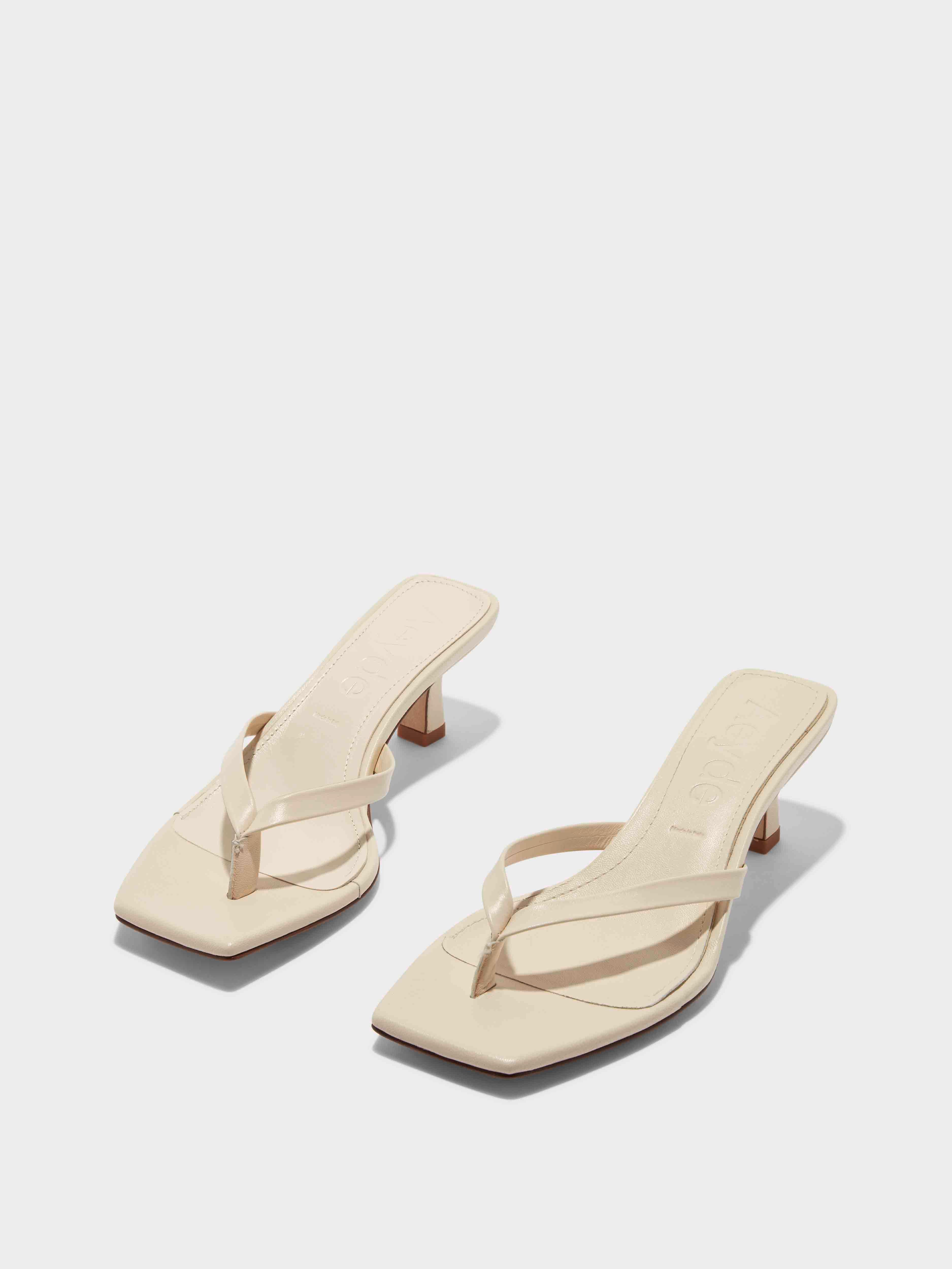 Wilma Leather Thong Sandals - Image 3
