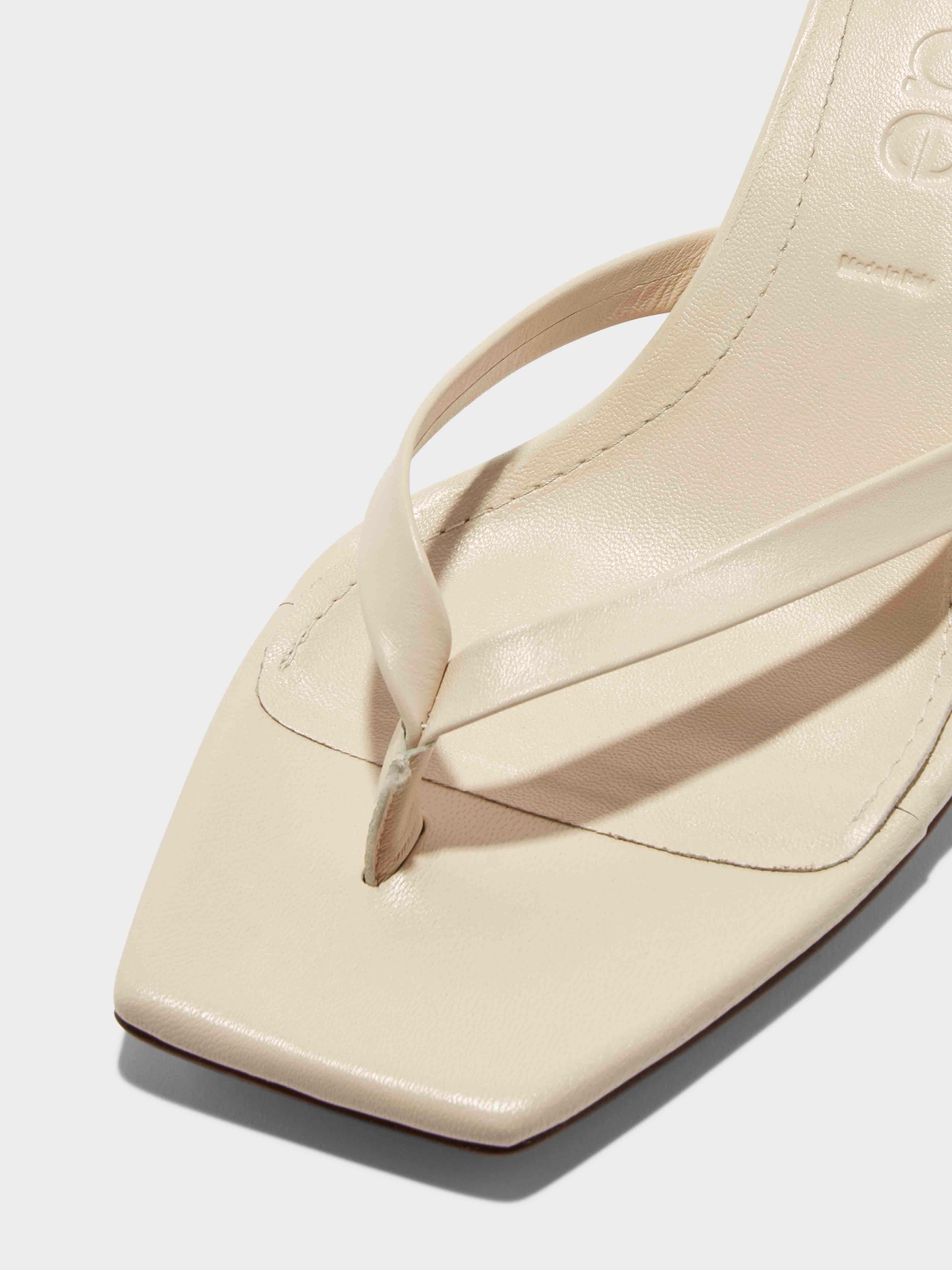 Wilma Leather Thong Sandals - Image 4