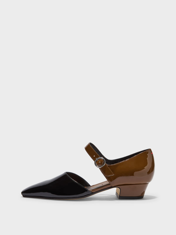Yara Duo-Tone Mary-Jane Pumps