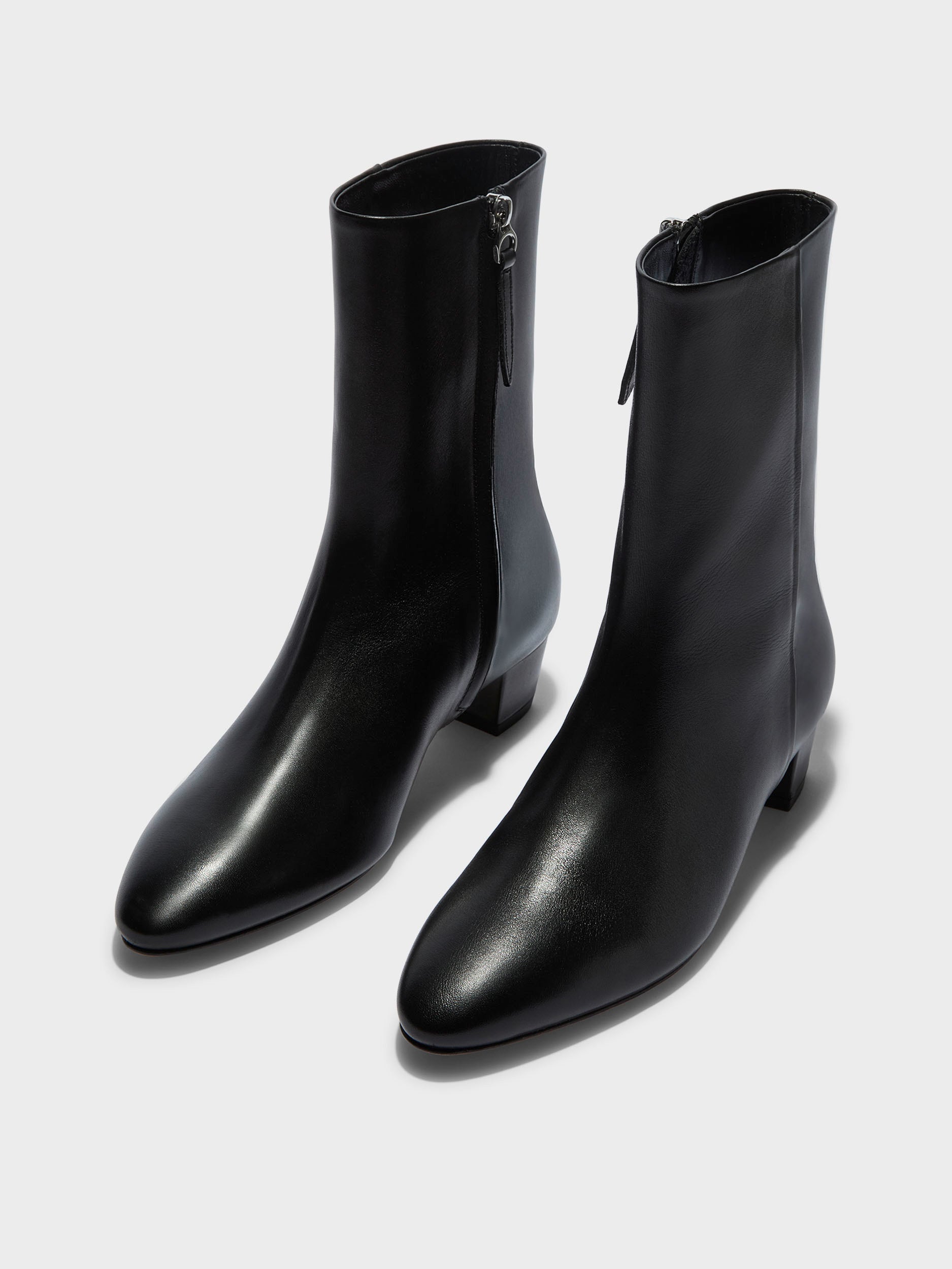 Yasmin Leather Ankle Boots - Image 3