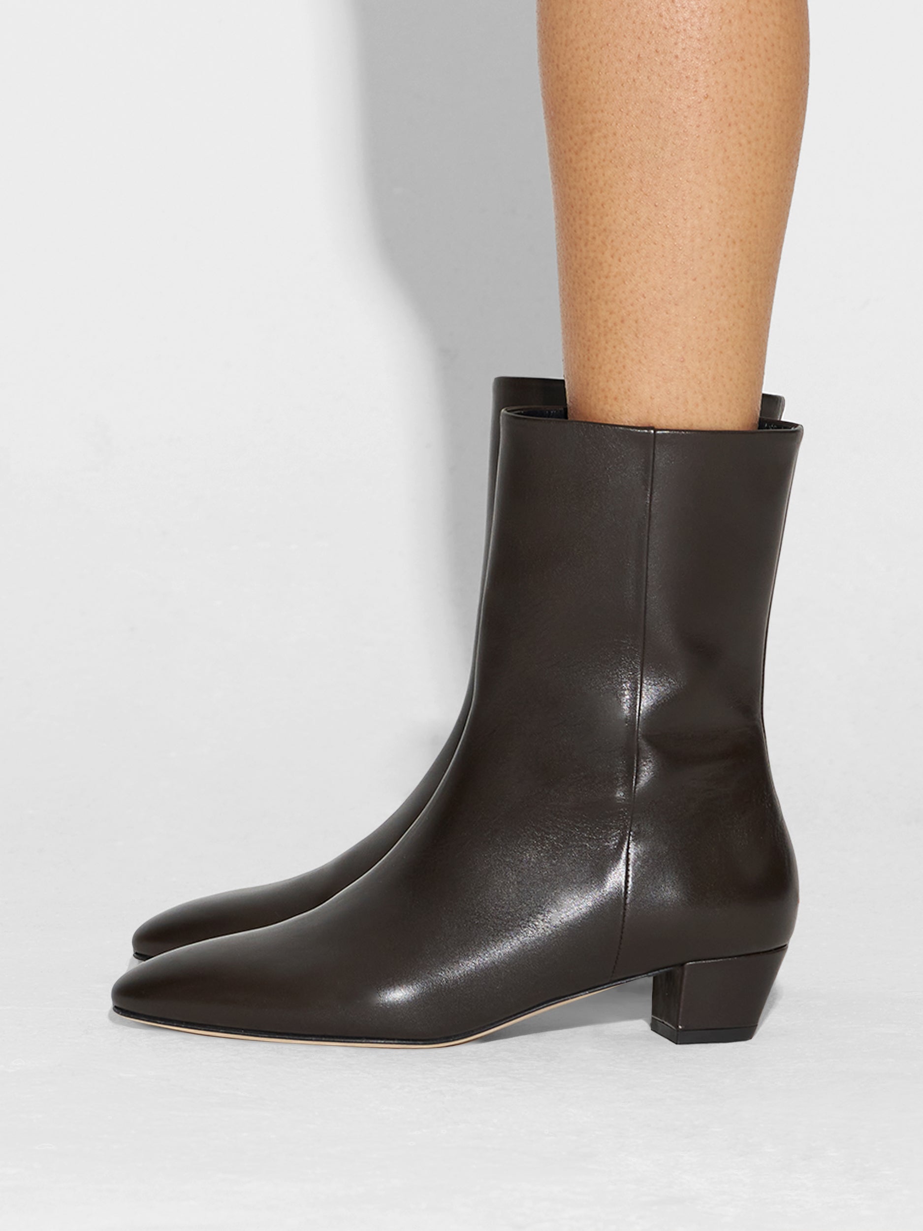 Yasmin Leather Ankle Boots - Image 6
