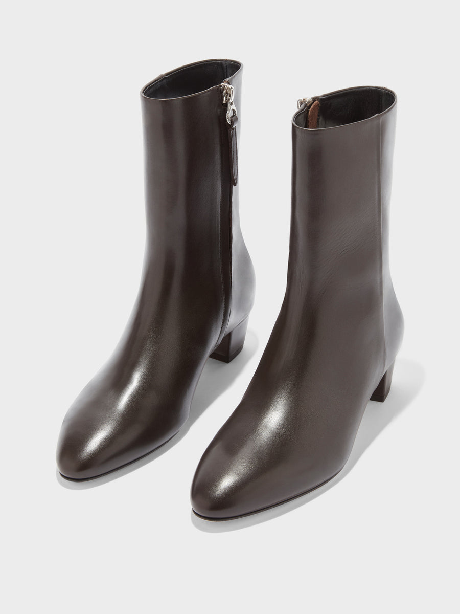 Yasmin Leather Ankle Boots