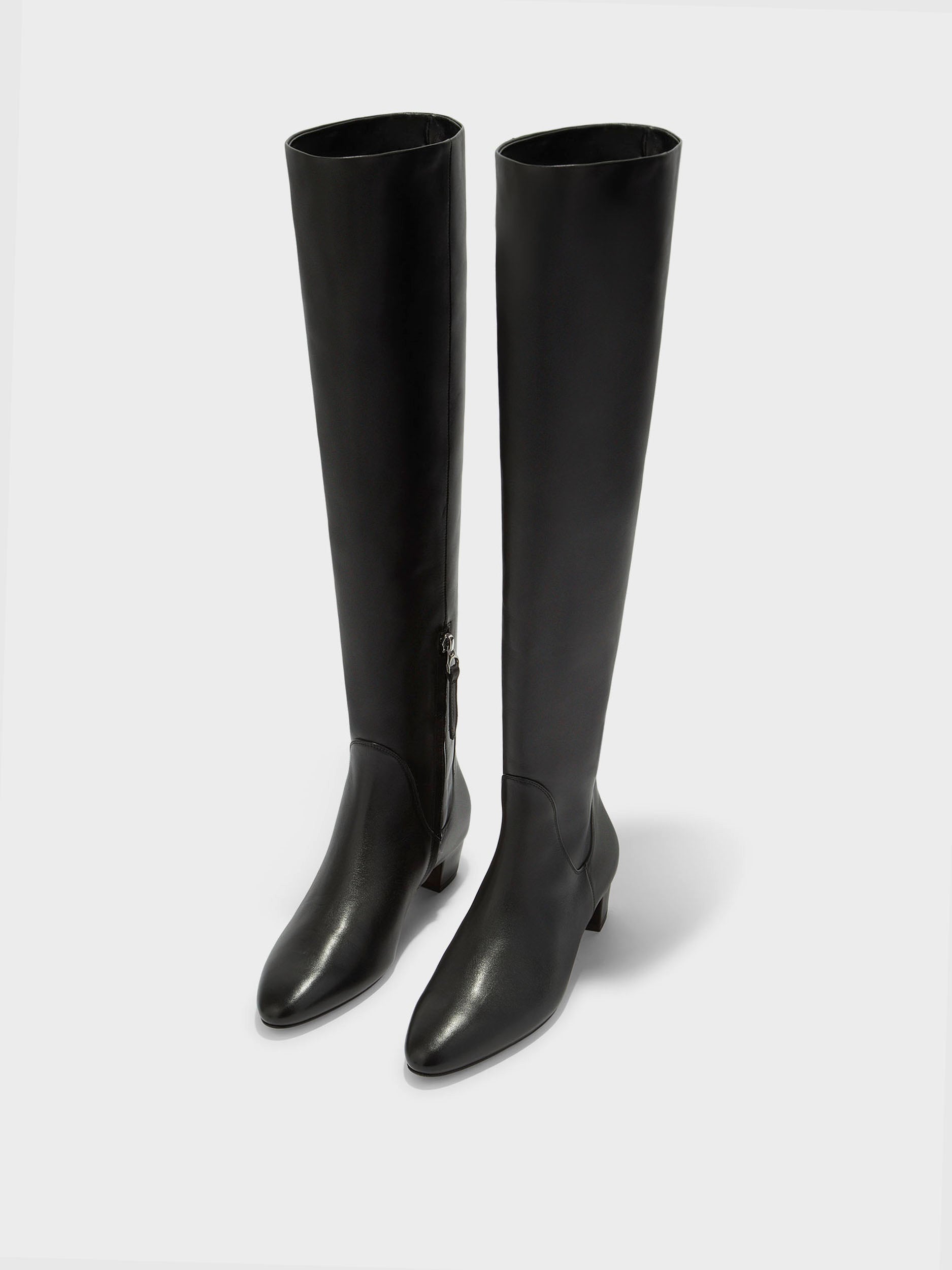 Yonda Leather Over-Knee Boots - Image 3