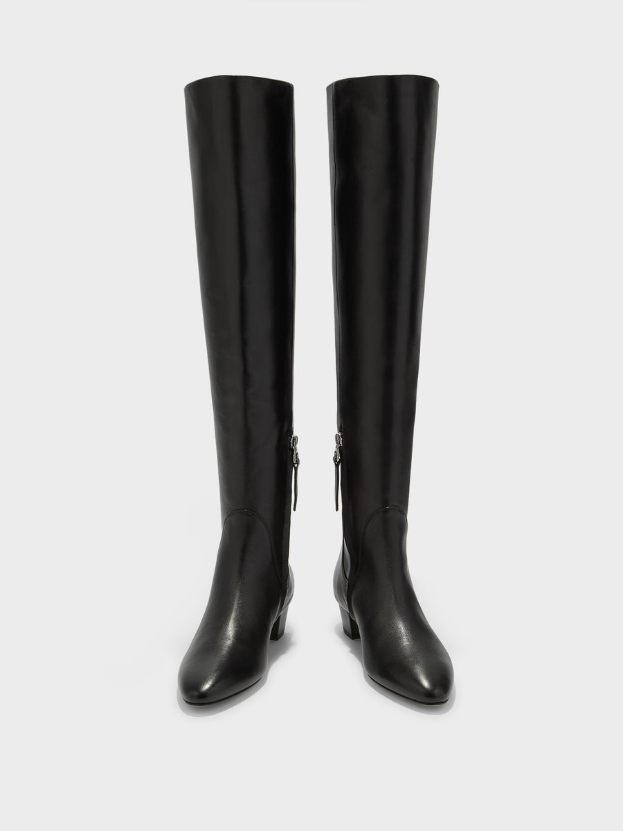 Yonda Leather Over-Knee Boots