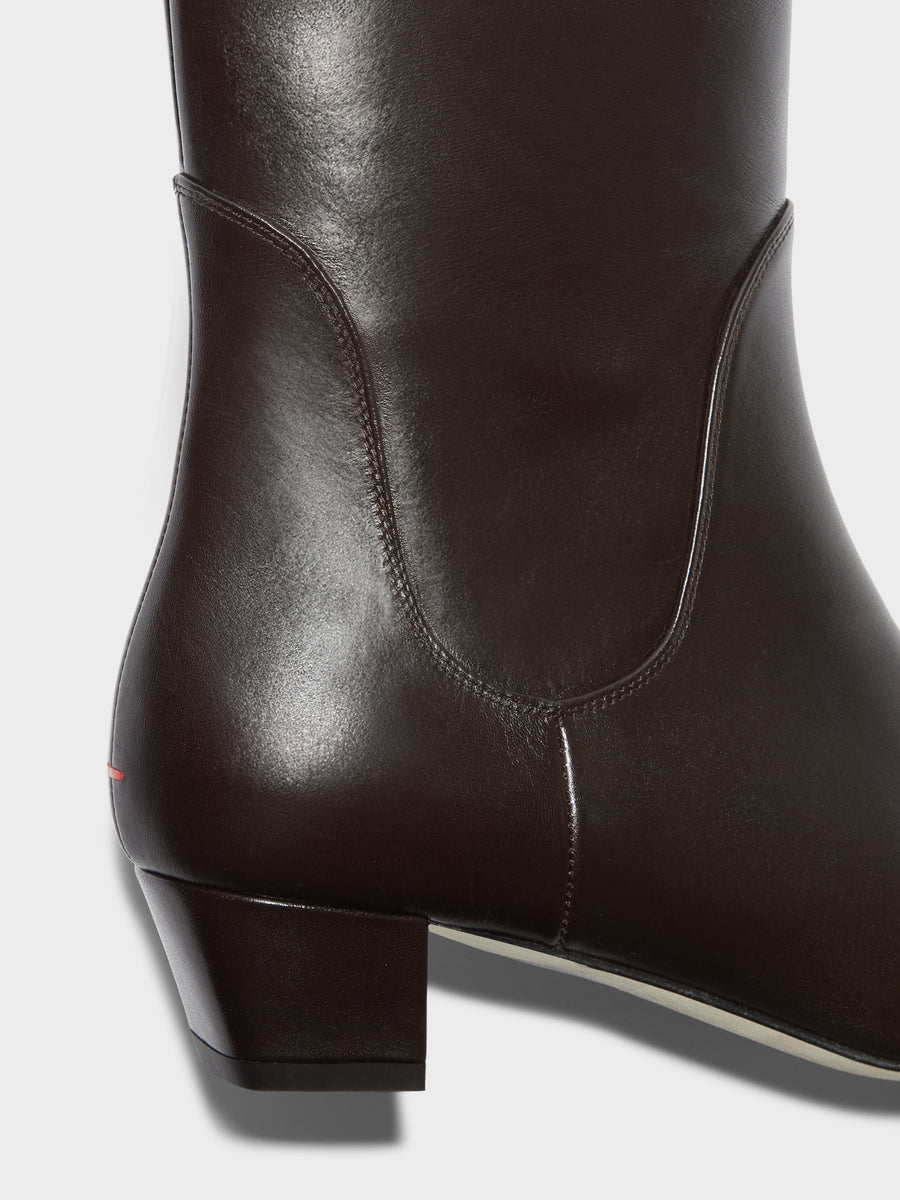 Yonda Leather Over-Knee Boots