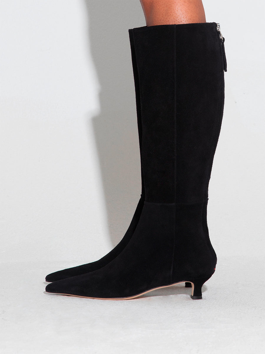 Zazie Suede Knee-High Boots