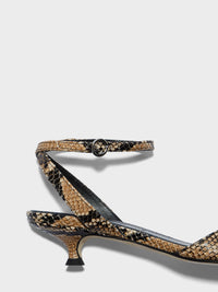 Zelia Kitten-Heel Sandals