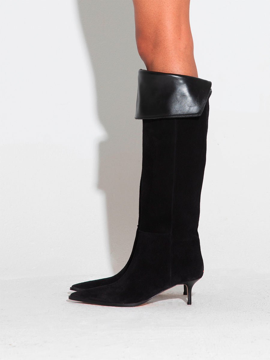 Zsazsa Suede Over-Knee Boots