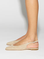 Amelia Suede Slingback Flats - Image 6