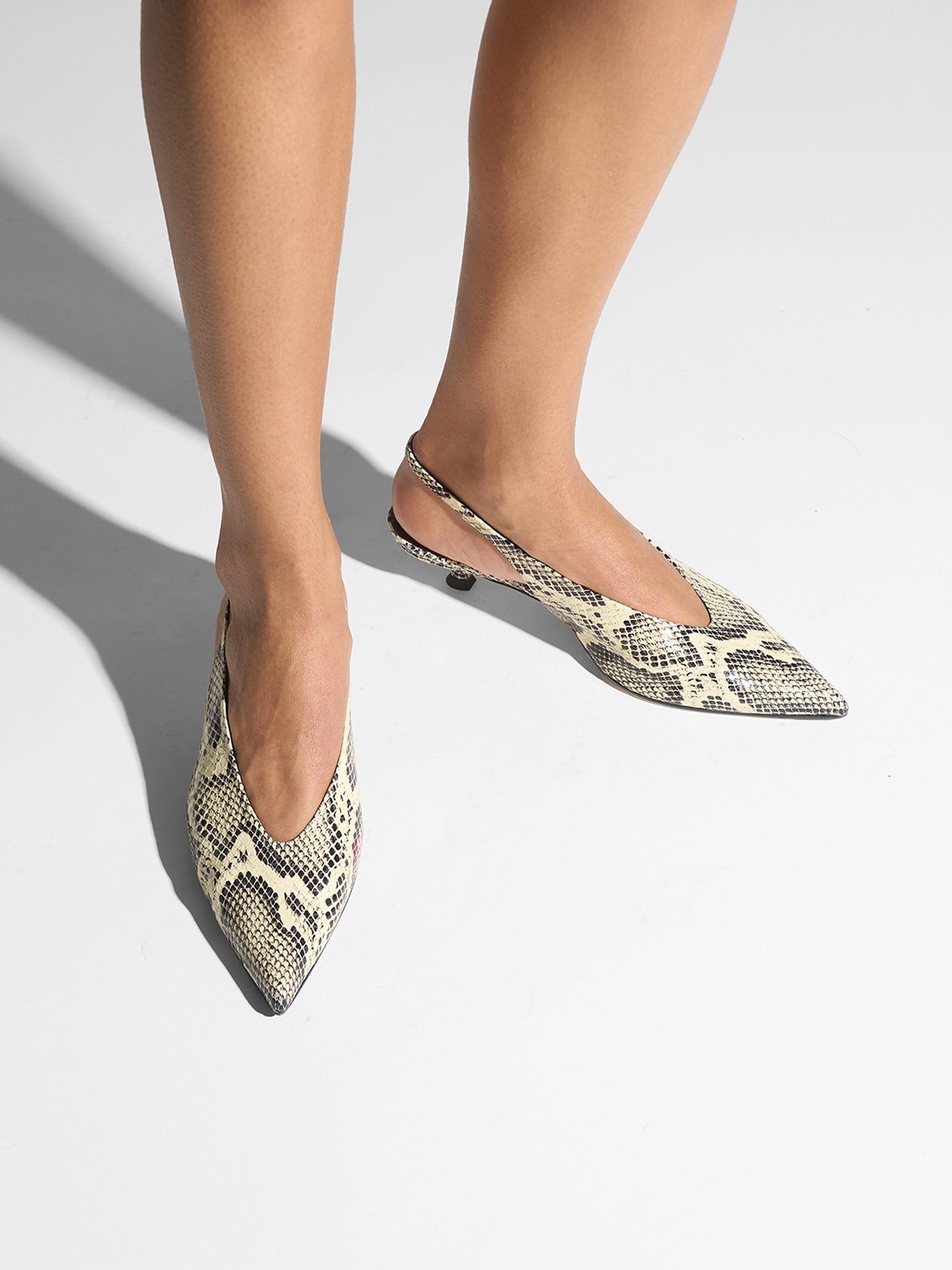 Camila Snake Print Pumps - Image 2
