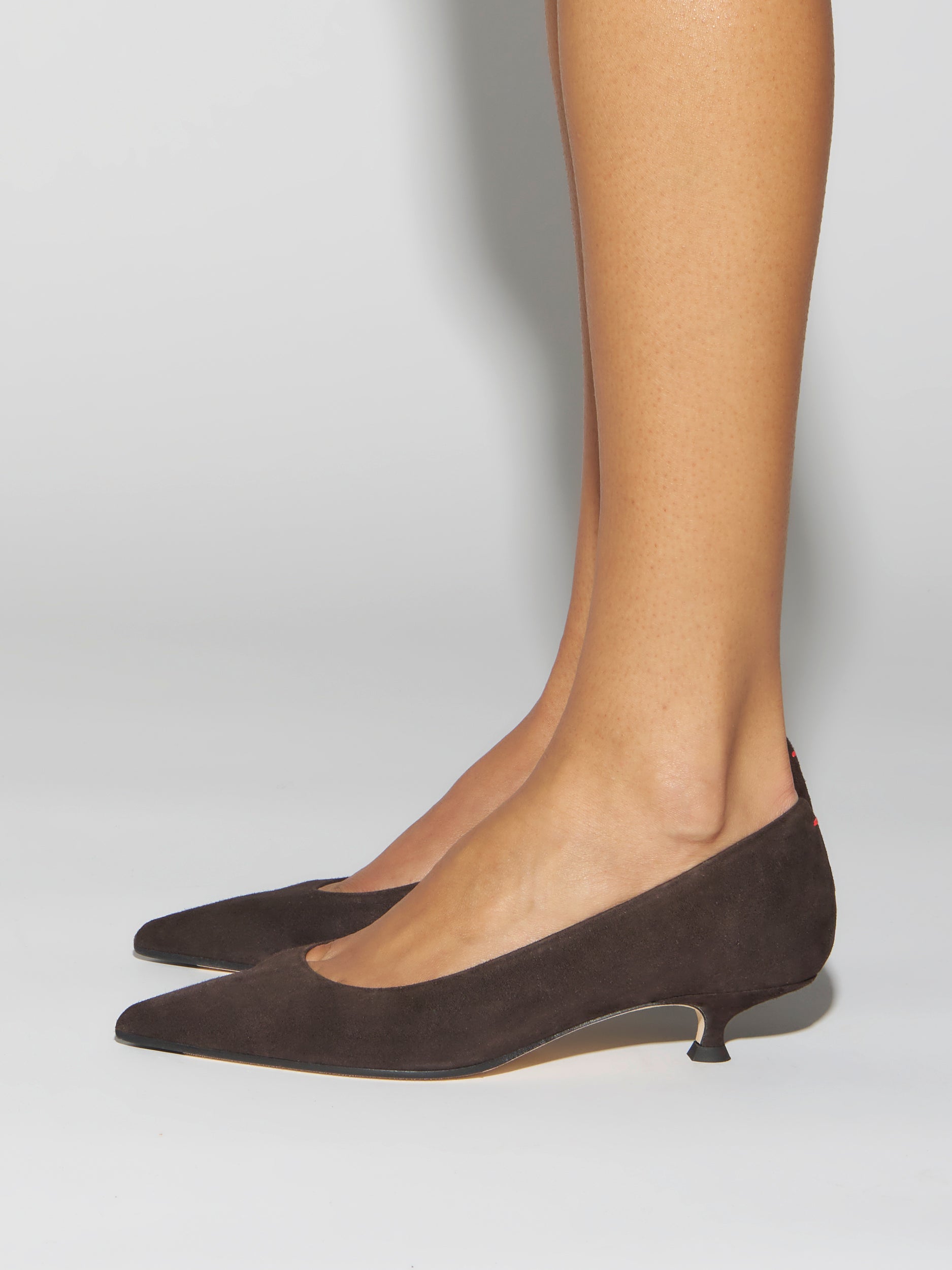 Cari Suede Pointed-Toe Pumps - Image 6