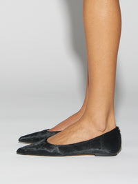 Cassy Pony Hair Ballet Flats