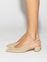 Celeste Suede Slingback Pumps - Image 6