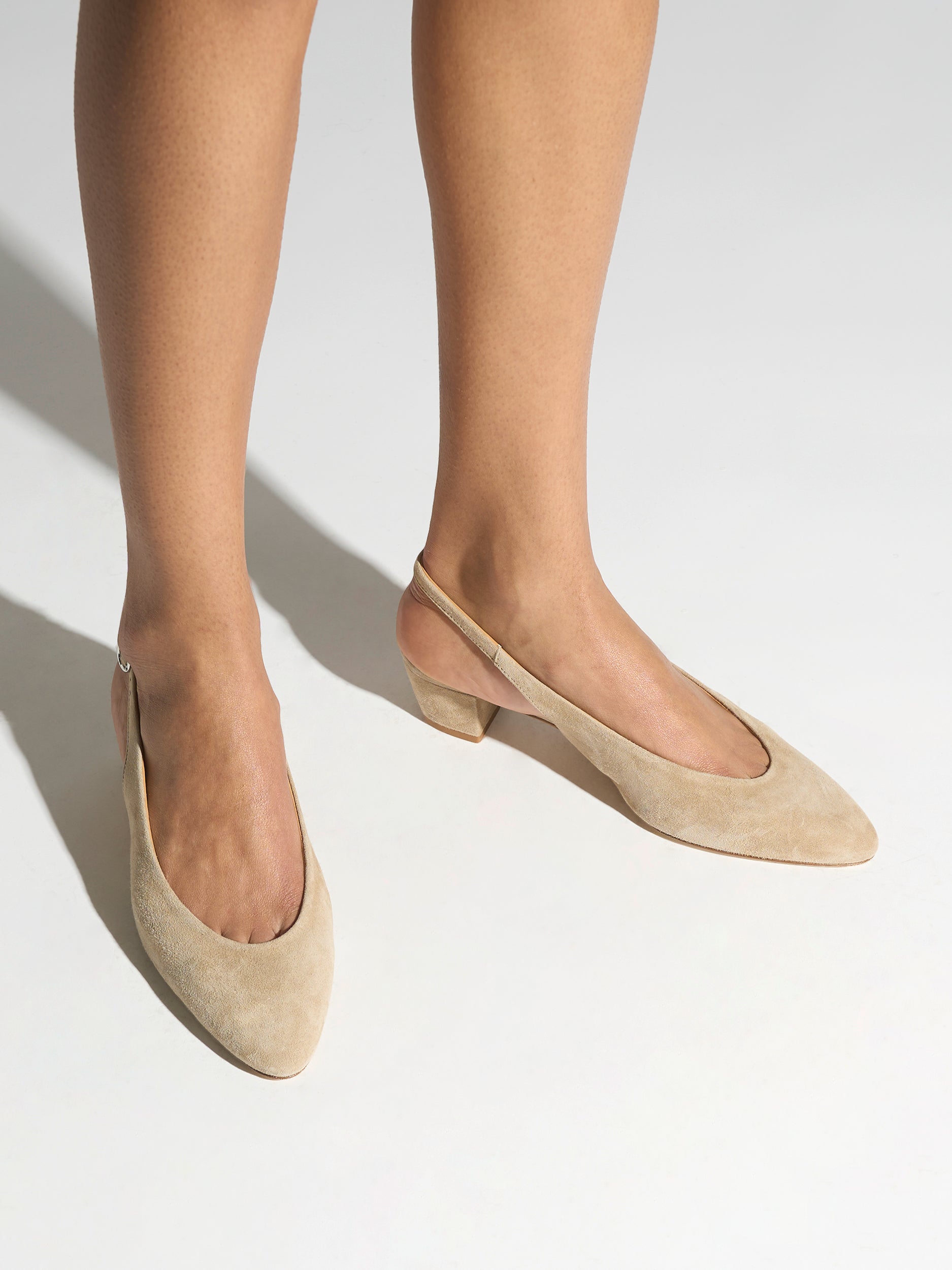Celeste Suede Slingback Pumps - Image 2