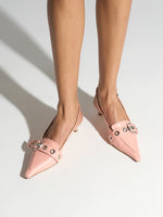 Davina Eyelet Slingback Pumps - Image 2
