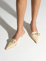 Davina Eyelet Slingback Pumps - Image 2